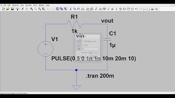 LTspice simulation | Examples in LTspice | RC Circuits | SPICE simulation