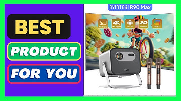 BYINTEK R90 Max 1080P Projector 4K Full HD