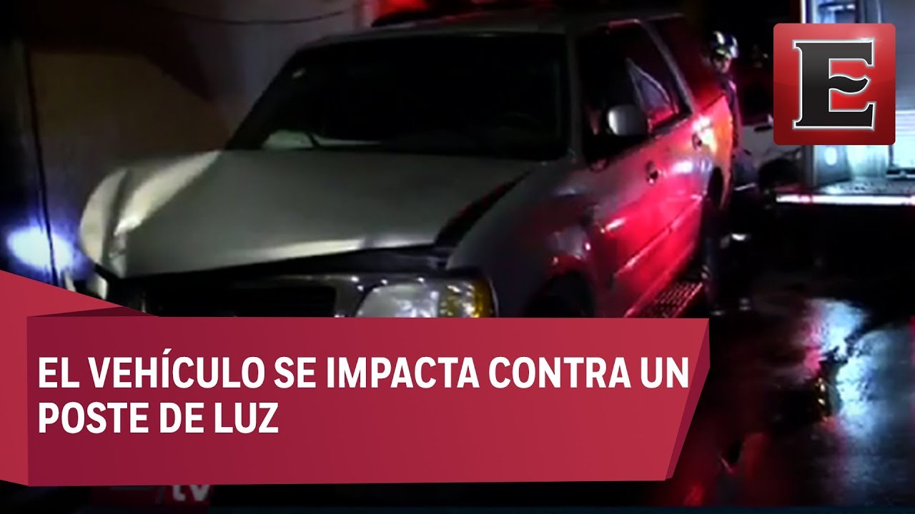 Automovilista se queda dormido al volante y choca en Iztapalapa - YouTube