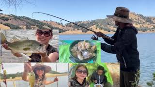 Iu Mienh men catch ￼women cook  first fish go right away to the pot.at New Melones lake. by Lucy ph lifestyle 774 views 11 months ago 10 minutes, 9 seconds