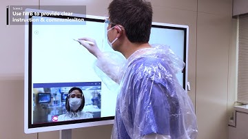 RICOH Collaboration Board D5530 / D6520 / D7510 Use Case - Medical industry