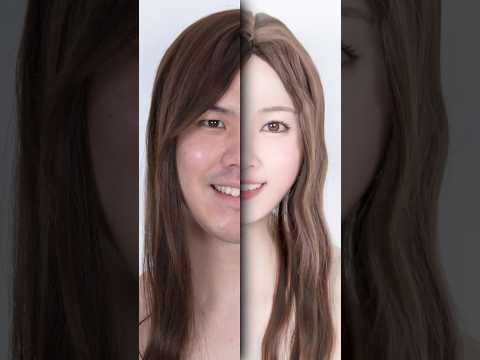 加工で透明感を出す方法 #shorts #変身 #白石麻衣