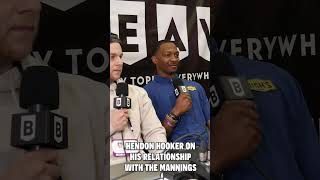 Hendon Hooker shared what his relationship with the Manning fam i like #shorts #nfl #football Content