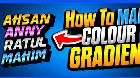 Pixellab Gradient Text || Gradient Tutorial On Pixellab