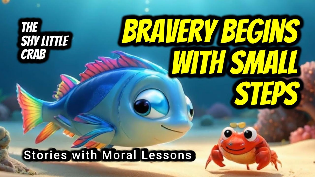 «Застенчивый маленький краб» | Приключения Финна, летающей рыбы | Детские рассказы с поучительным...