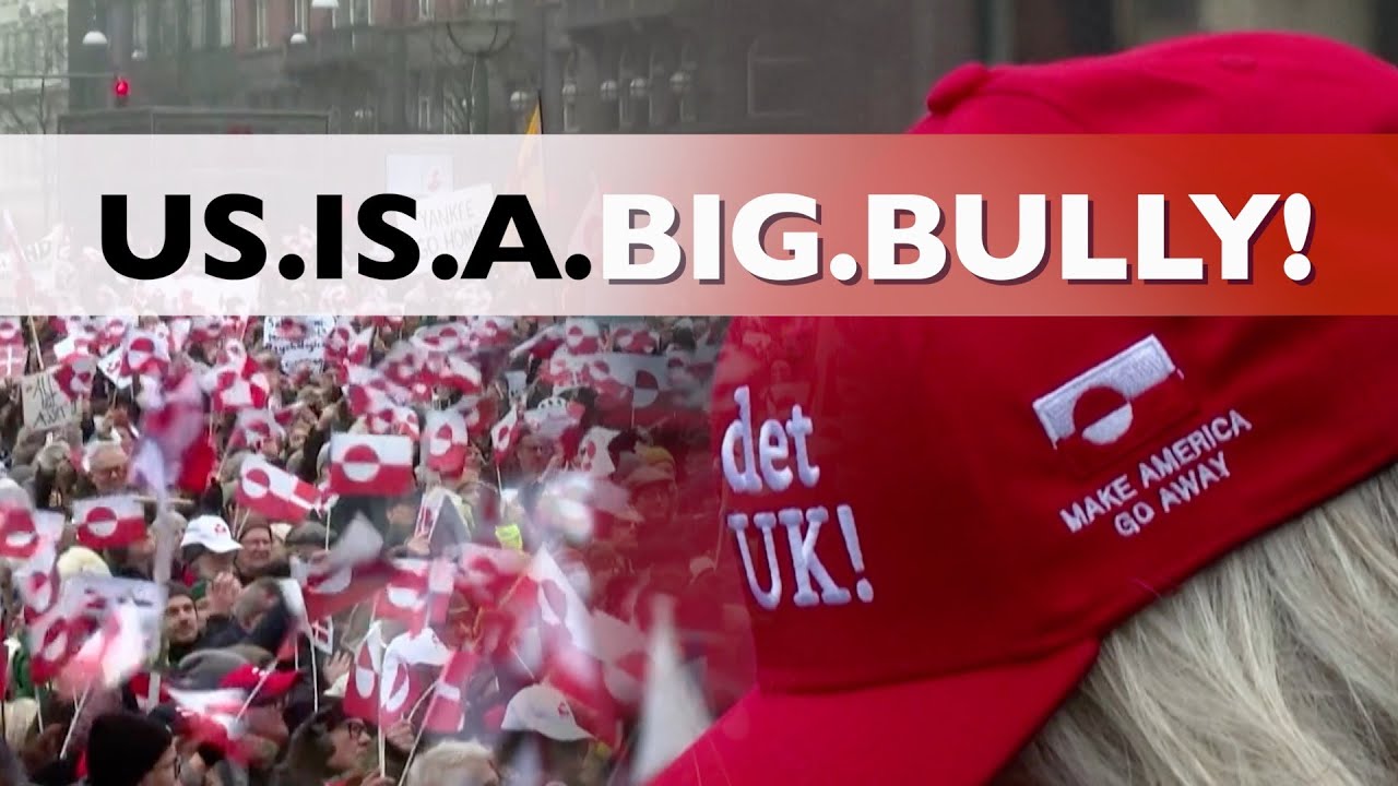 'Greenland is not for sale': Thousands protest US pressure and Trump's tariff threats