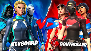 3 Keyboard Pros VS 3 Controller Pros!