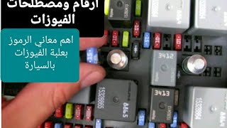 أرقام ومصطلحات الفيوزات الخاصة بالسيارات | ومعرفة نوع ومكان كل فيوز | وطرق فحص فيوزات السيارة