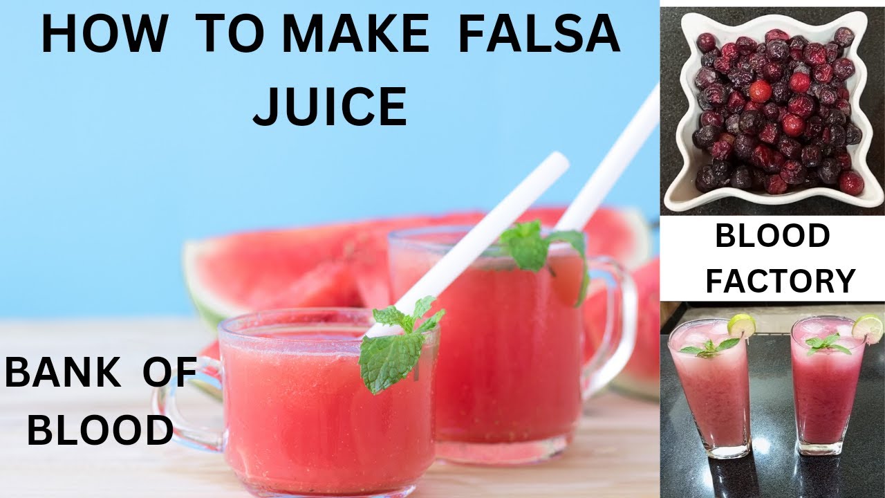 Falsa Juice Recipe | Blood Bank | How To Make False Juice At Home |