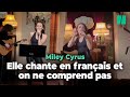 Capture de la vidéo Quand Miley Cyrus Chante En Français, Personne Ne Comprend Ce Qu'elle Dit