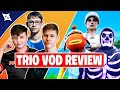 VOD REVIEW - Benjyfishy, Mrsavage and Letshe | Early and Midgame Trio Guide