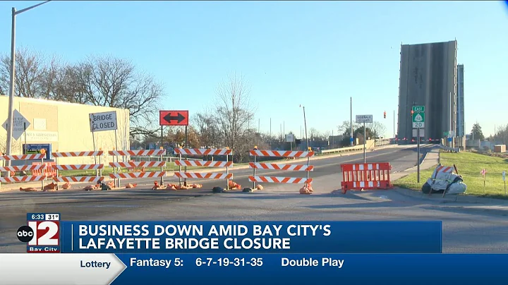 Business down amid Bay City's Lafayette Bridge closures