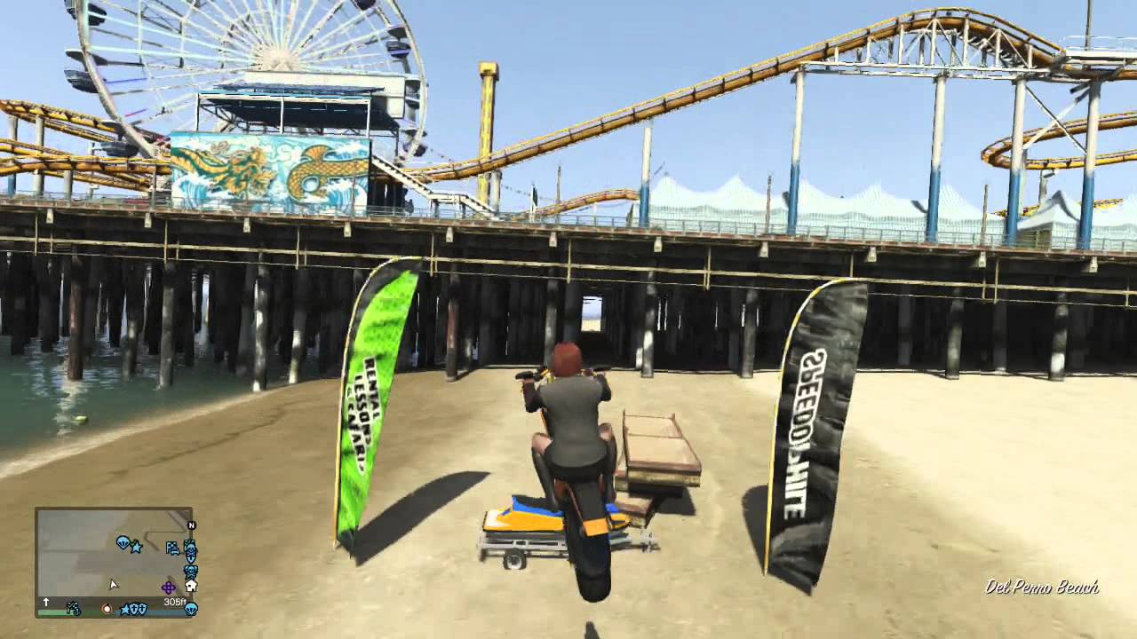 The Stunt Jump Ramp at the Pier YouTube
