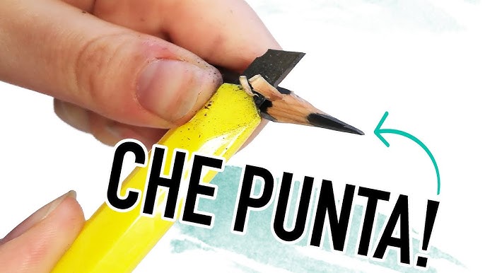 video tutorial disegno come fare la punta alla matita per il disegno  artistico 