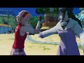 Sakura vs hinata from naruto shippuden  miku miku dance  mmd  fight animation 4k