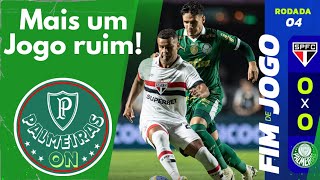 Análise: São Paulo 0x0 Palmeiras - Mais um clássico ruim.