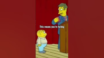 The Simpsons: Ralph Failing English #thesimpsons #simpsons #homersimpson