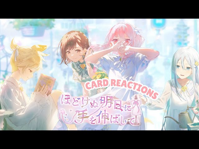 Reacting to ほどけぬ明日に手を伸ばして Cards | Mizu 6 - YouTube