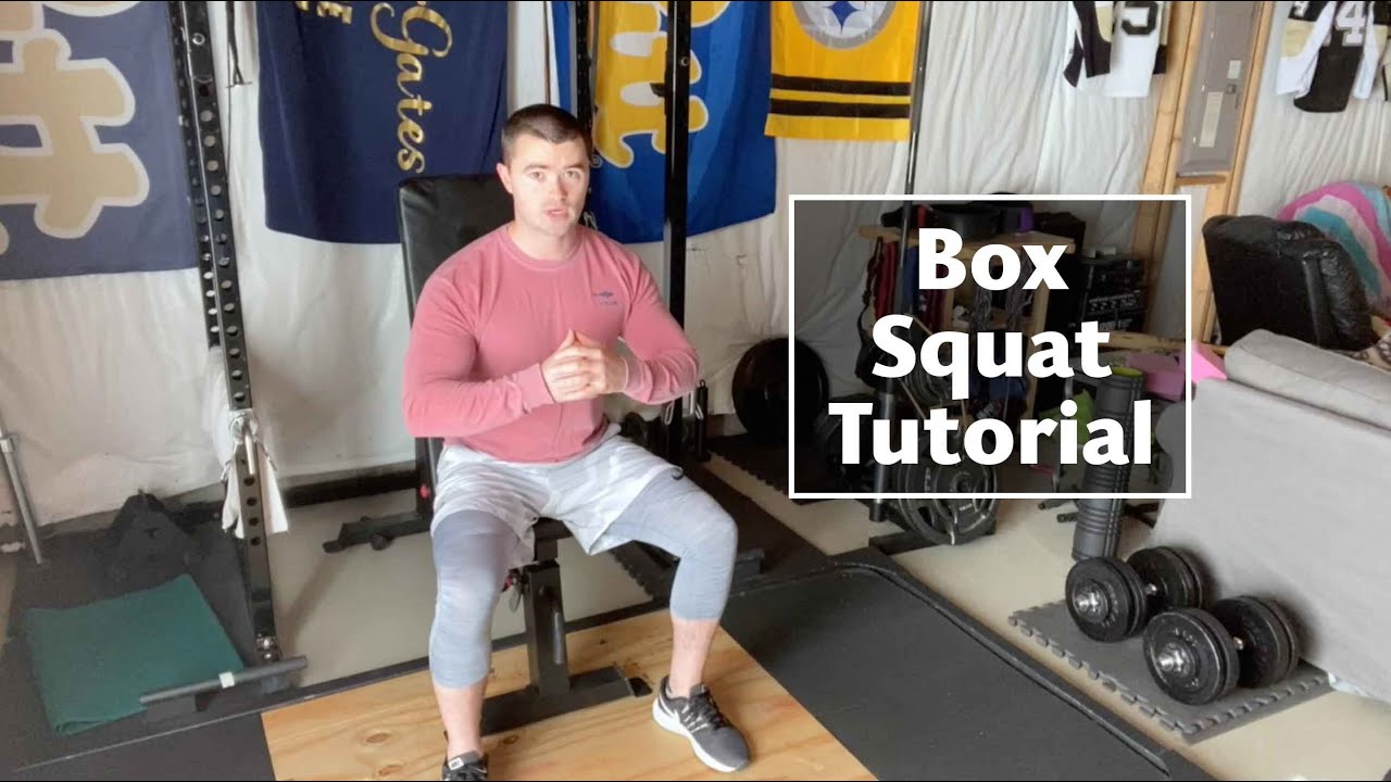 Box Squat Tutorial | At-Home Exercise Routine - YouTube