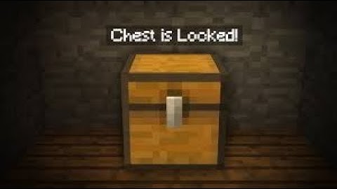 IonZert Tutorials Ep 2 | How to Lock a Chest! | Minecraft Java