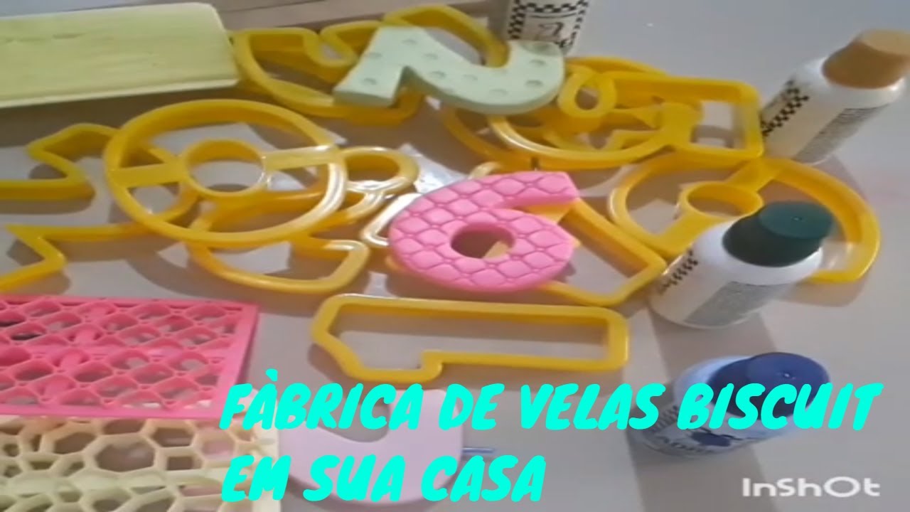 Fábrica de VELAS BISCUIT em Sua Casa :Parte 01