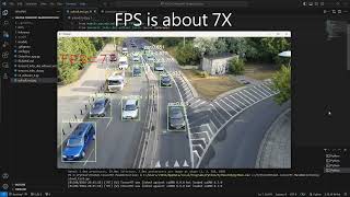 YOLOv8 with TensorRT test on video
