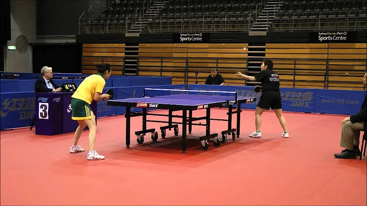 Oceania Table Tennis Olympic Qualification 2012 Li Chunli v. Miao Miao Stage 1 (Partial)