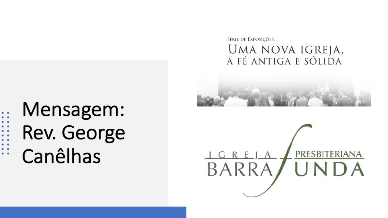 Culto de 26/02/2020 - Uma Nova Igreja, a Fé Antiga e Sólida - Culto de aniversário e Organização