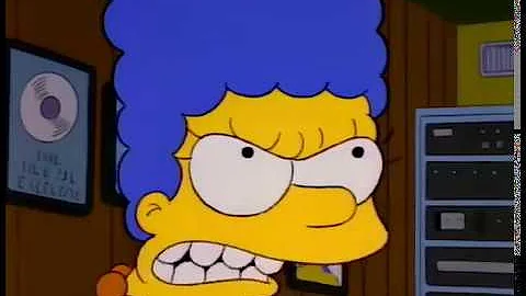 The Simpsons - Marge grinds teeth