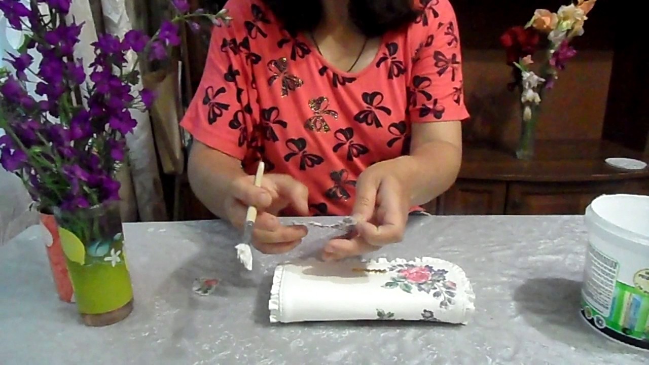 декупаж кошелька даём старой вещи новую жизнь