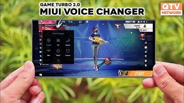 MIUI Voice Changer Install Any Device || Game Turbo 3.0 🎮 QTV NETWORK HD