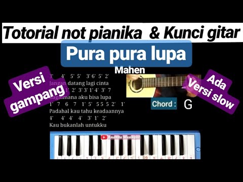 Kunci gitar mahen pura pura lupa