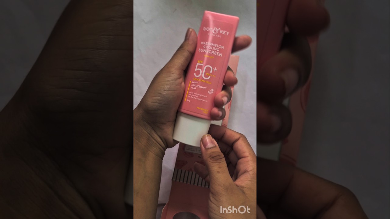 best lightweight sunscreen for summer☀️ #skincare #dotandkey #sunscreen #sunprotection #beautyfinds