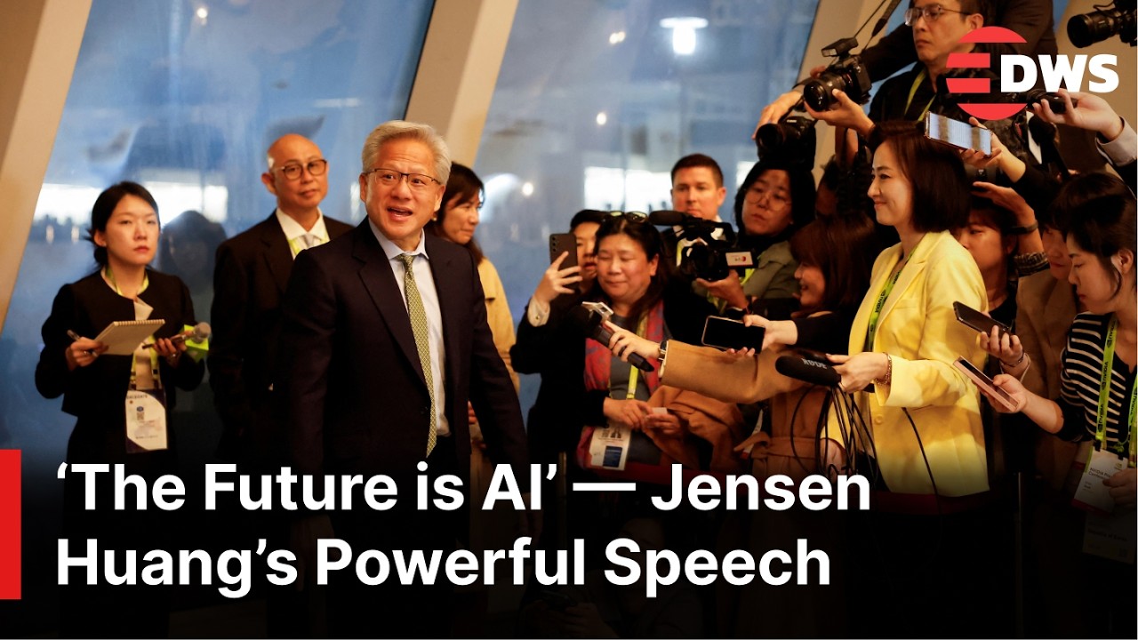 NVIDIA CEO MEDIA PRESSER: Jensen Huang Speaks AI Leadership & U.S ...