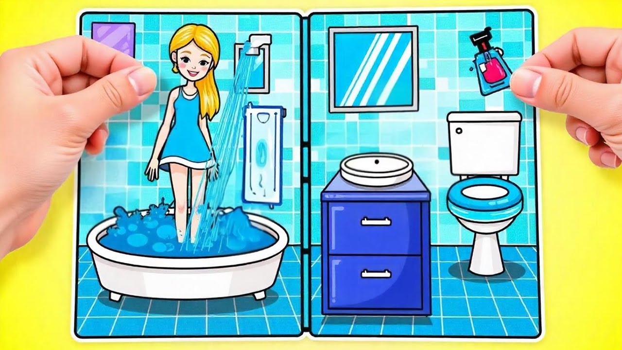 👑 Elsa's Magical Paper Ball Night! ❄️ DIY Crafts, Dresses & Sparkle Fun! ✂️✨