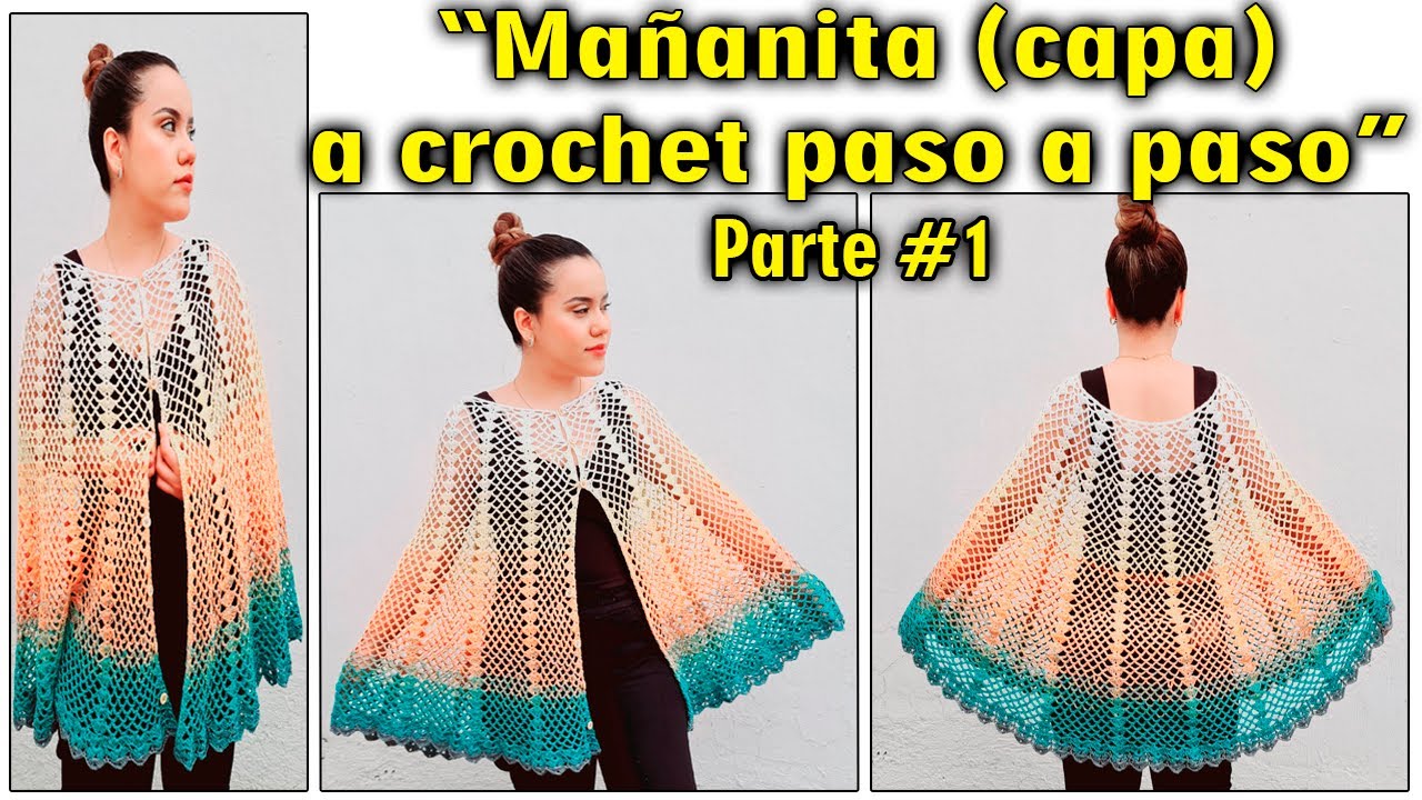 Casarse Trastornado marcador Cómo tejer Chal a crochet " parte #2 "shawl to crochet" | Todo en crochet -  YouTube