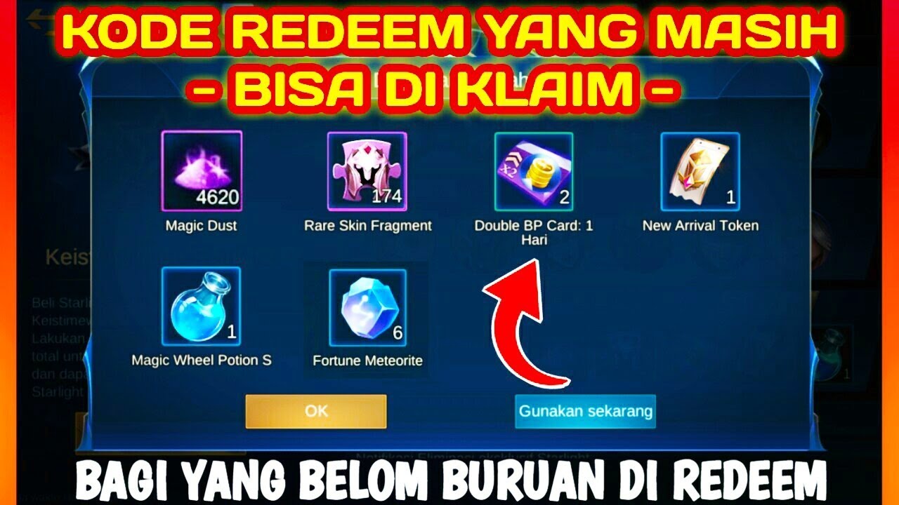 New Redeem Code Ml 2020