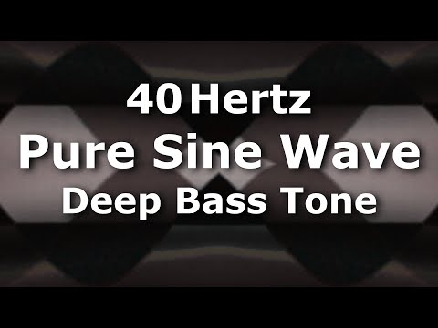 עשר שעות של 40Hz Pure Sine גל נמוך מאוד הערה בס