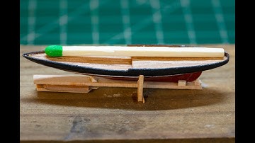 Ship in the bottle - schooner Columbia - Part 1 (Hull)