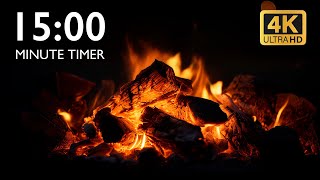 15 Minute Timer with Relaxing Music and Alarm 4K 🎵⏰ Wealth