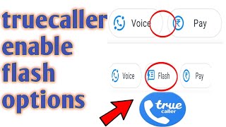 Truecaller // how to enable flash options 2020 screenshot 1