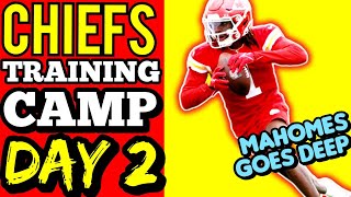 CHIEFS TRAINING CAMP DAY 2: Benson Rises! Worthy Deep!