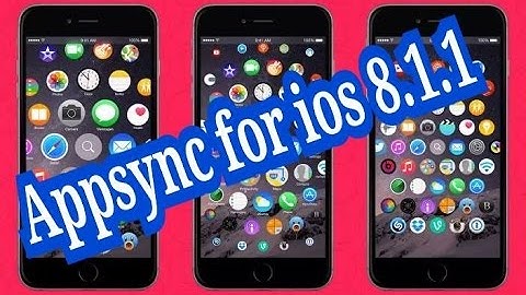 How to install appsync for ios 8.1.1 for iPod,iPhone,iPad