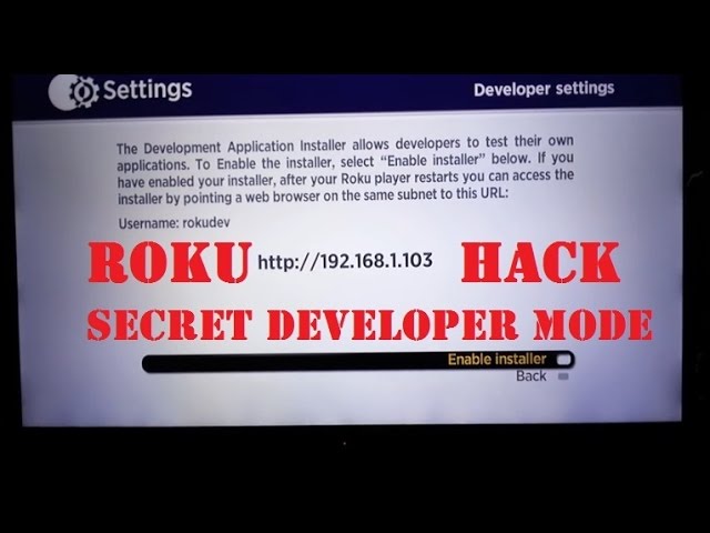 Roku Tricks Hack: How To Unlock Developer Apps Install - YouTube