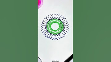 Mesmerizing Spiral Art Timelapse #spirograph #artandcraft #relaxing #oddlysatisfying #asmr