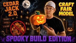 Halloween DIY Cedar Pumpkin Jack 2.0 (No CNC)