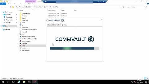 Installing Commvault v11 | CommServe Installation