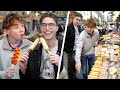 British Uni Students try Everything at a Korean Market!