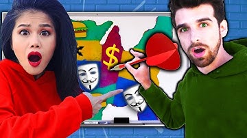 Vy Qwaint & Daniel Throwing DART at MAP & Doing Whatever it Hits On - Project Zorgo Hacker Challenge