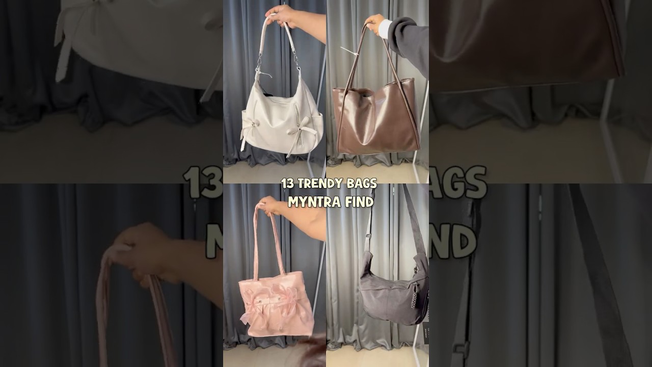 Link 🔗  StylcastXRevolte trendy bags from Myntra